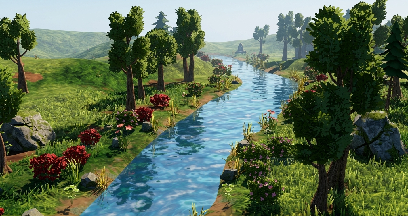 Monsters near the river